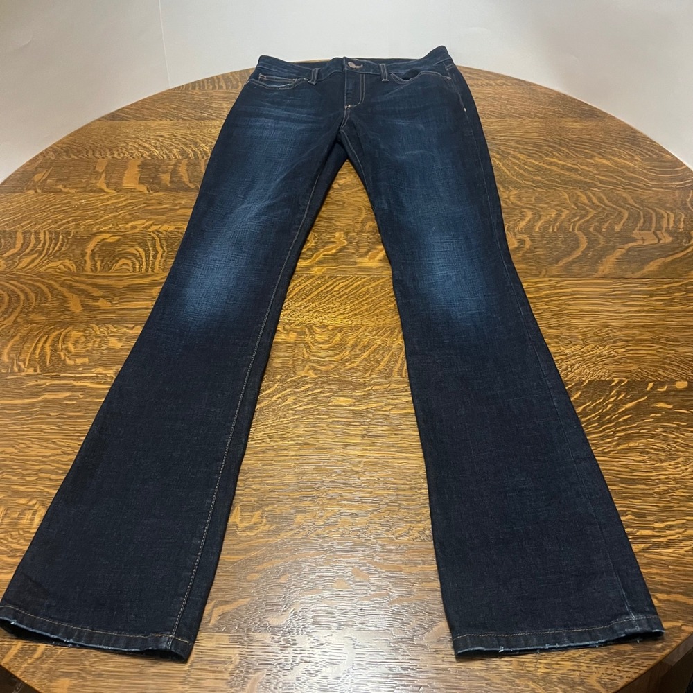 Joe's Jeans Slim Fit Mini Boot Women 28 Dark Wash Blue Denim Stretch